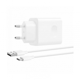 Lader original Huawei CP404B SuperCharge 22.5W + kabel Type-C 1m i pakken hvit