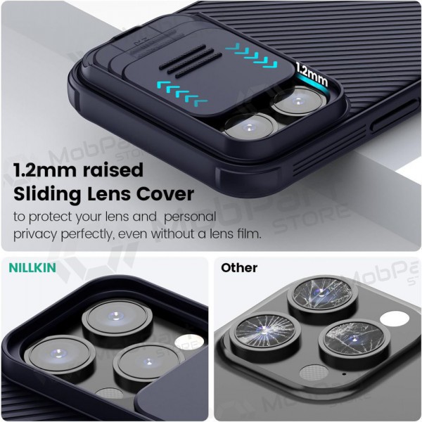 Apple iPhone 14 Pro Max deksel „Nillkin CamShield Pro“ (lilla) Apple iPhone 14 Pro Max deksel „Nillkin CamShield Pro“ (lilla)