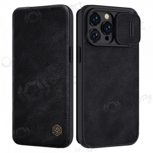 Apple iPhone 14 Plus deksel „Nillkin Leather“ (svart) Apple iPhone 14 Plus deksel „Nillkin Leather“ (svart)