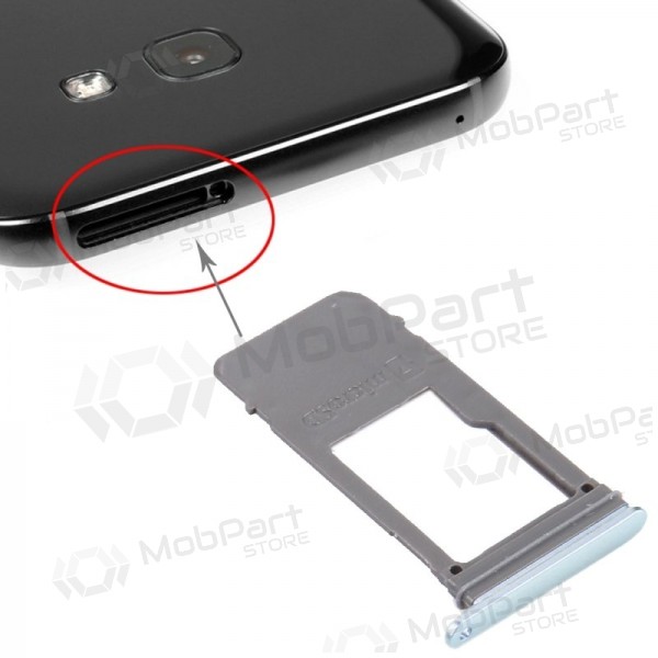 Samsung A520F Galaxy A5 2017 SIM kortholder (2stk) (blå) (original)