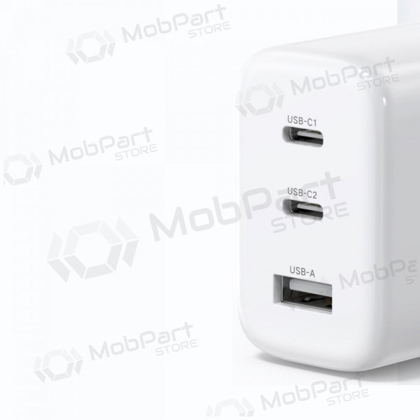Lader buitinis Ugreen CD275 2xUSB-C/USB-A 65W hvit