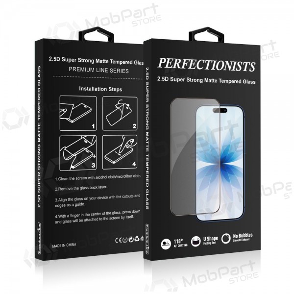 Apple iPhone 12, 12 Pro skjermbeskytter -Perfectionists 2.5D Super Strong Matte-