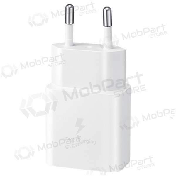 Lader original Samsung EP-T1510XWEGEU 15W + kabel Type-C 1m i pakken hvit