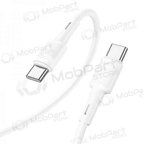 USB kabel Hoco X83 60W Type-C to Type-C 1.0m hvit