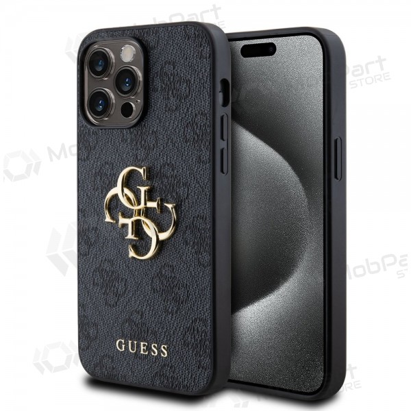 Apple iPhone 14 Pro Max deksel - Guess PU 4G Metal Logo (grå)