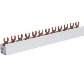 Isolert samleskinne Hager KDN363A (3P, 12 mod., 10mm)