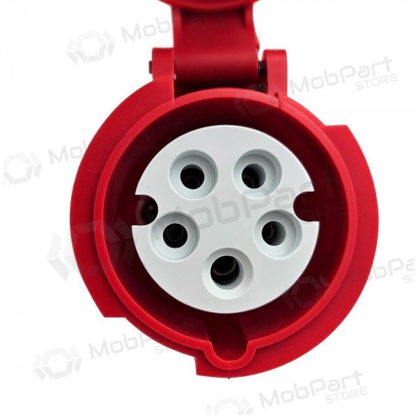 Adapter Reach CEE 16A 400 V til 220 V Schuko svart