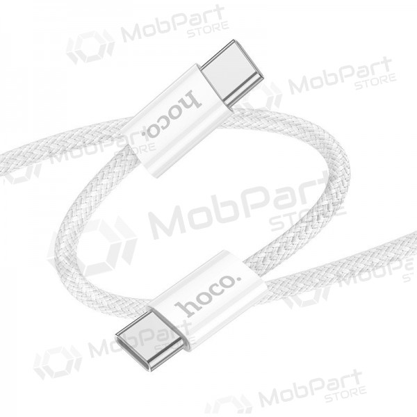 USB kabel Hoco X104 60W USB-C to USB-C 2.0m hvit