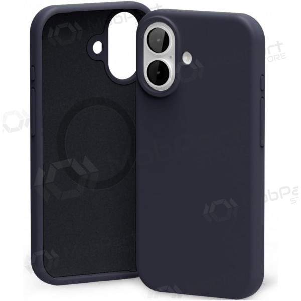 Deksel / etui Mercury Pure Magsafe Silicon Case Apple iPhone 17 mørkeblå