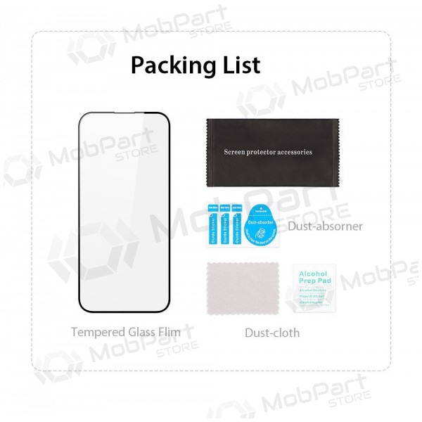 LCD apsauginis stikliukas Dux Ducis Redmi 14C/Redmi A4/Poco C75 svart