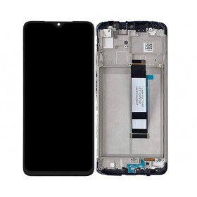 Xiaomi Poco M3 skjerm (svart) (med ramme) (service pack) (original)