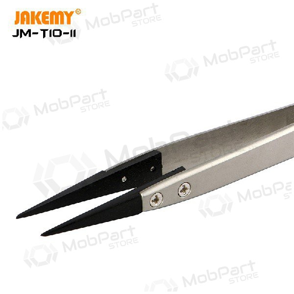 Antistatisk pinsett av metall Jakemy JM-T10-11 ESD (replaceable head)