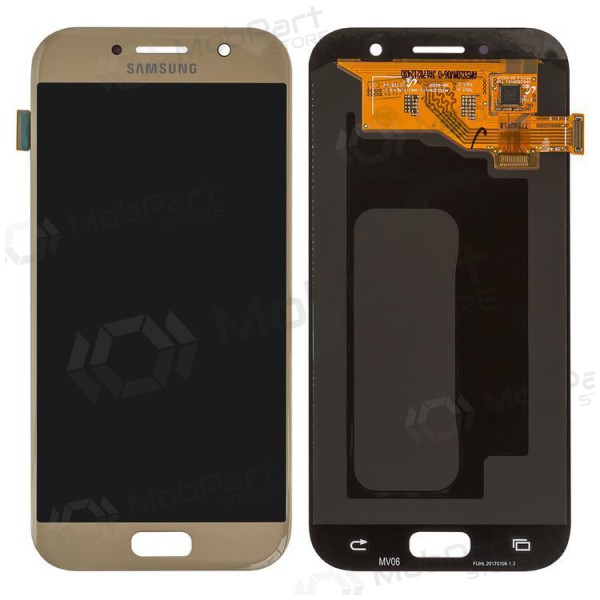 Samsung A520F Galaxy A5 (2017) skjerm (gyllen) (OLED)