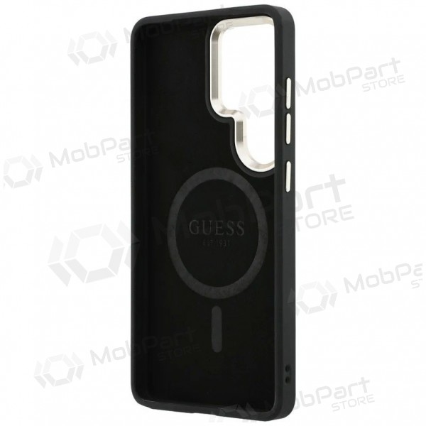 Samsung Galaxy S26 Ultra deksel -Guess PU Leather 4G Gold Frame Magnetic- (brun)