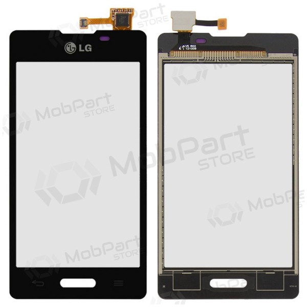 LG E460 (L5 2) berøringssensitivt glass (svart)