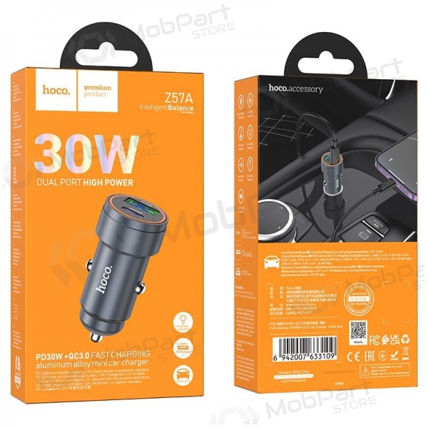Billader Hoco Z57A 30 W USB-C + USB-A