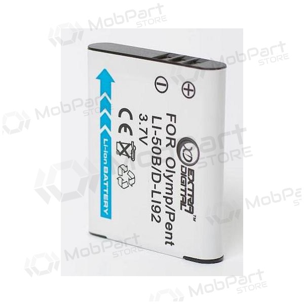 Olympus Li-50B, Pentax D-Li92 foto batteri / akkumulator Olympus Li-50B, Pentax D-Li92 foto batteri / akkumulator