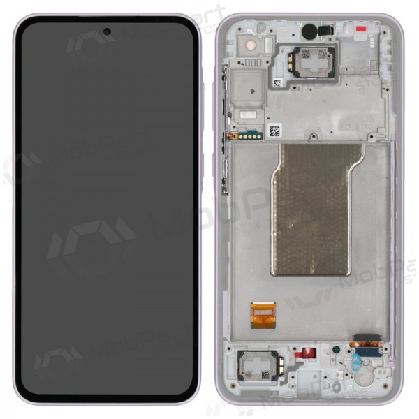 Samsung Galaxy A35 skjerm (Awesome Lilac) (med ramme) (original) Samsung Galaxy A35 skjerm (Awesome Lilac) (med ramme) (original)