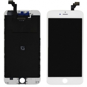 Apple iPhone 6 Plus LCD skjerm med berøringsglass (hvit) (Premium kokybė)