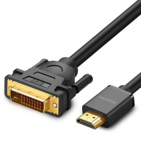 HDMI-kabel Ugreen HD106 HDMI til DVI 24+1 1.5 m toveis svart