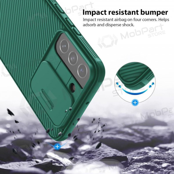 Samsung Galaxy S24 Plus deksel „Nillkin CamShield Pro“ (grønn)