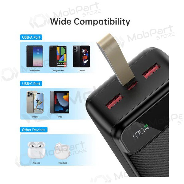 Powerbank Power Bank Choetech B730 22.5W 30000mAh svart Powerbank Power Bank Choetech B730 22.5W 30000mAh svart