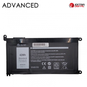 DELL WDX0R, 3400mah bærbar batteri, Advanced