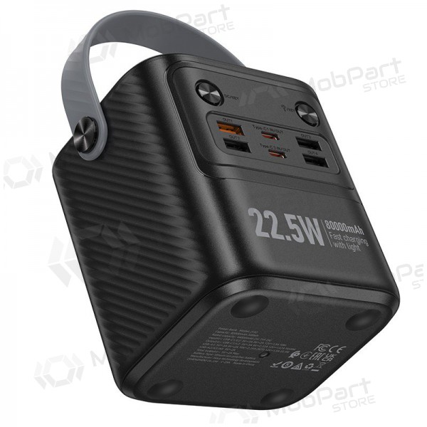 Powerbank Power Bank Hoco J152 22.5W+PD20W 80000mAh svart Powerbank Power Bank Hoco J152 22.5W+PD20W 80000mAh svart