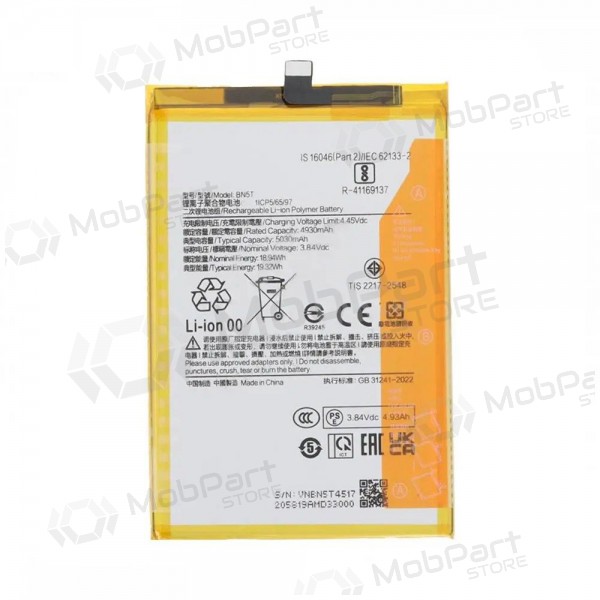 Xiaomi Redmi 13 4G / 5G, Poco M6 4G batteri, akumuliatorius (BN5T) (original) Xiaomi Redmi 13 4G / 5G, Poco M6 4G batteri, akumuliatorius (BN5T) (original)