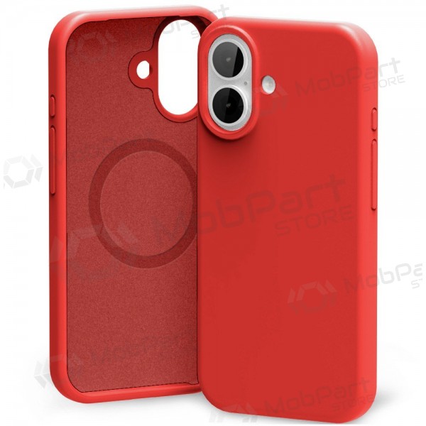 Deksel / etui Mercury Pure Magsafe Silicon Case Apple iPhone 17 rød
