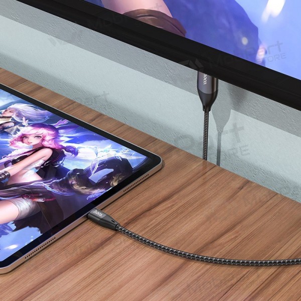 Kabel Hoco UA16 Type-C to HDMI 2.0m grå