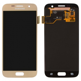 Samsung G930F Galaxy S7 skjerm (gyllen) (service pack) (original)