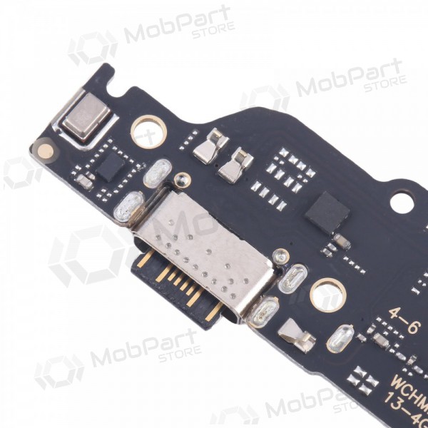 Xiaomi Redmi Note 13 4G ladekontakt og mikrofon med flex (service pack) (original)