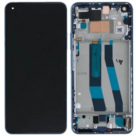 Xiaomi 11 Lite 5G NE skjerm (blå) (med ramme) (original)