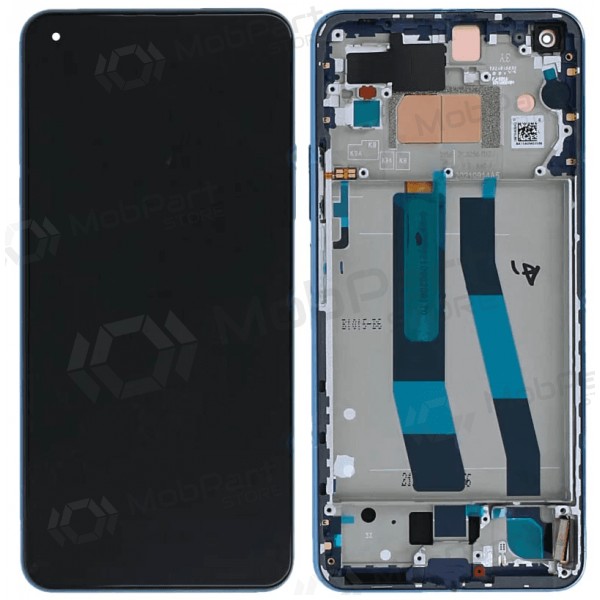 Xiaomi 11 Lite 5G NE skjerm (blå) (med ramme) (original)