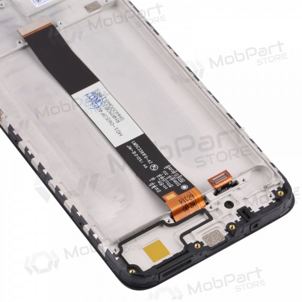 Xiaomi Redmi 9AT skjerm (svart) (med ramme) (service pack) (original)