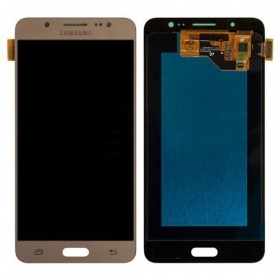Samsung J510F Galaxy J5 (2016) skjerm (gyllen) (service pack) (original)
