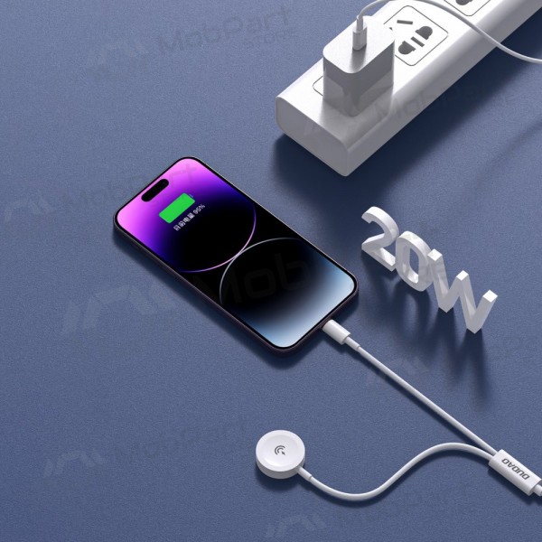 USB-C-kabel Dudao A12MAX-2in1 USB-C til iWatch / Lightning 1.2 m