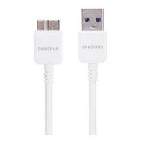 Samsung N9005 / N7200 Note 3 microUSB (ET-DQ11Y1WE) kabel (hvit) (1,5M)