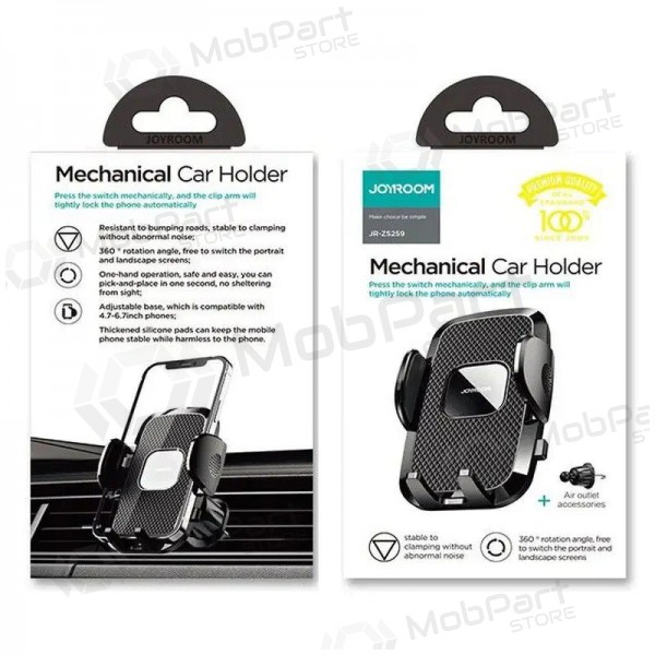 Mobilholder Joyroom JR-ZS259 (air vent) svart