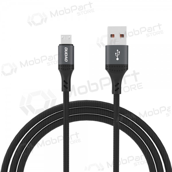 Mikro USB-kabel Dudao L3SM USB-A til mikro USB 1,2 m 3 A svart