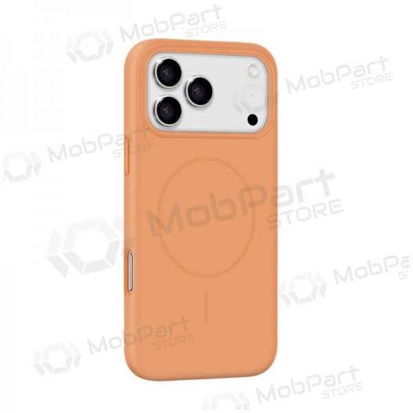 Apple iPhone 17 deksel -X-Level Fluid Skin MagSafe- (oransje)