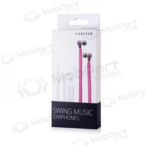 Hodetelefoner / ørepropper Forever Swing Music 3,5mm (rosa)