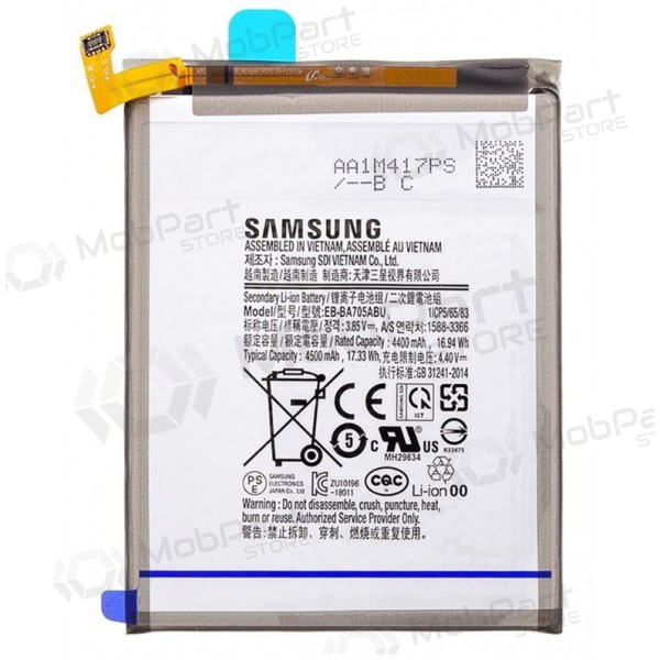 Samsung Galaxy A70 batteri, akumuliatorius (original) Samsung Galaxy A70 batteri, akumuliatorius (original)