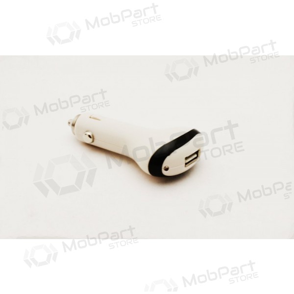 Lader for biler (USB) (big/long) hvit (0.6A)