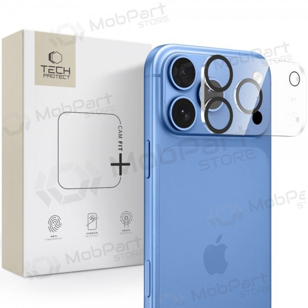 Apple iPhone 18 Pro skjermbeskytter herdet glass for kamera "Tech-Protect Cam Fit+" (gjennomsiktig)
