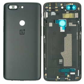 OnePlus 5T bakside svart (Midnight Black) (brukt grade B, original)