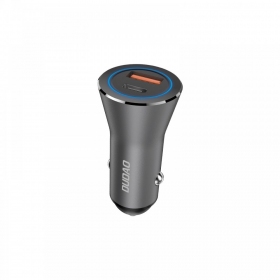 Billader Dudao R4Max 55 W USB-C + USB-A grå