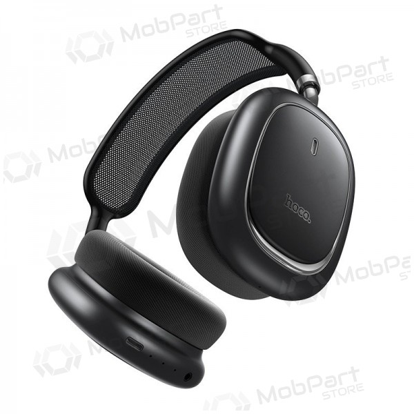 Trådløse hodetelefoner med mikrofon Hoco W68 ANC Bluetooth svart