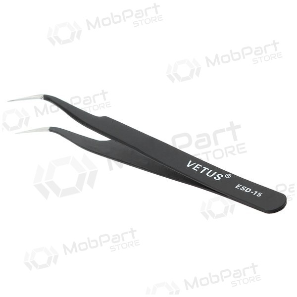 Pinsett i metall ESD-15